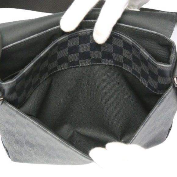 Louis Vuitton Damier Graphite District PM Shoulder Bag - Picture 11 of 12